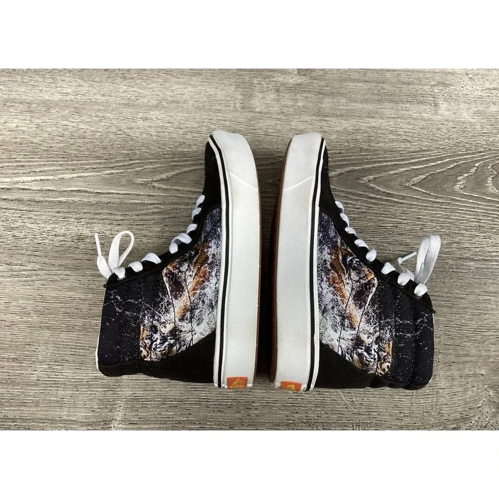Vans Sk8-Hi Sneakers Mens 3.5 Womens 5 Project Cat Discovery Tiger Comfycush